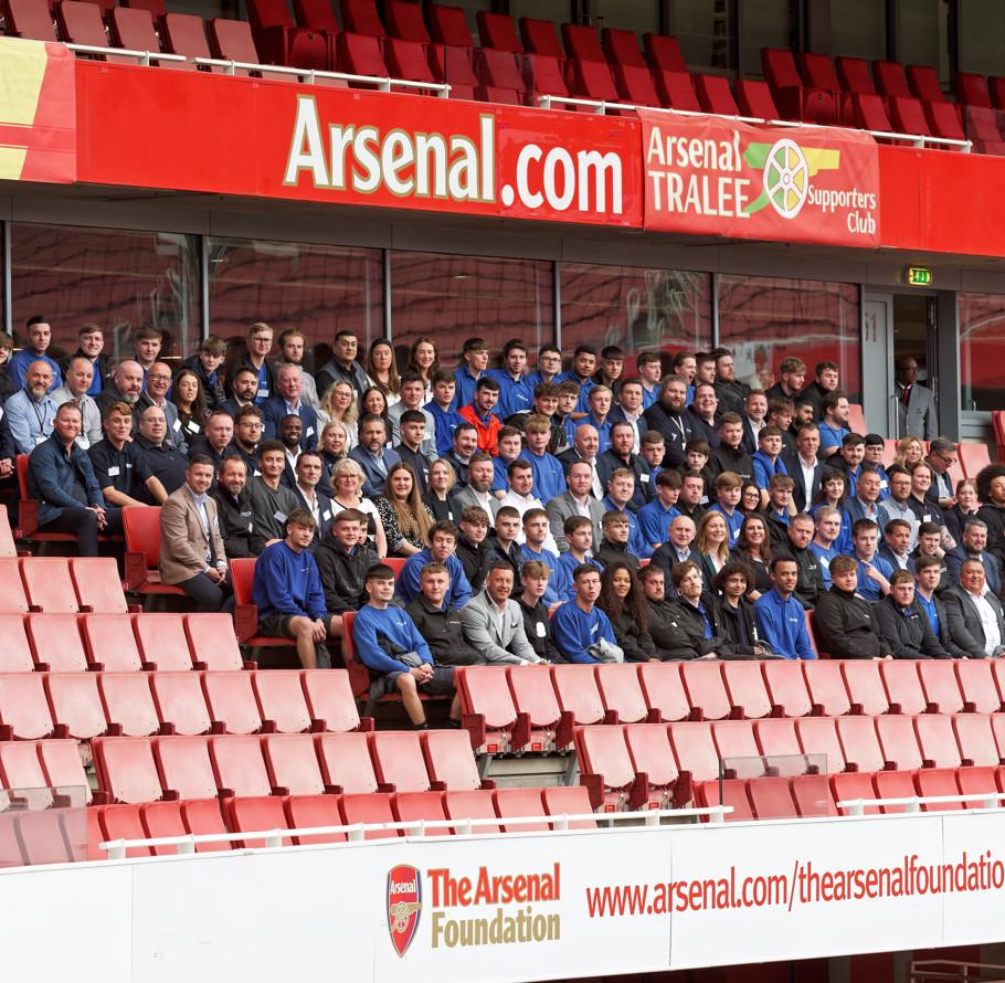 Apprentices at Arsenal stadium