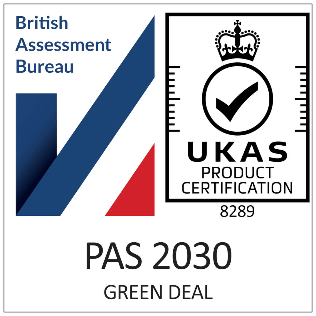 PAS 2030 Green Deal Logo