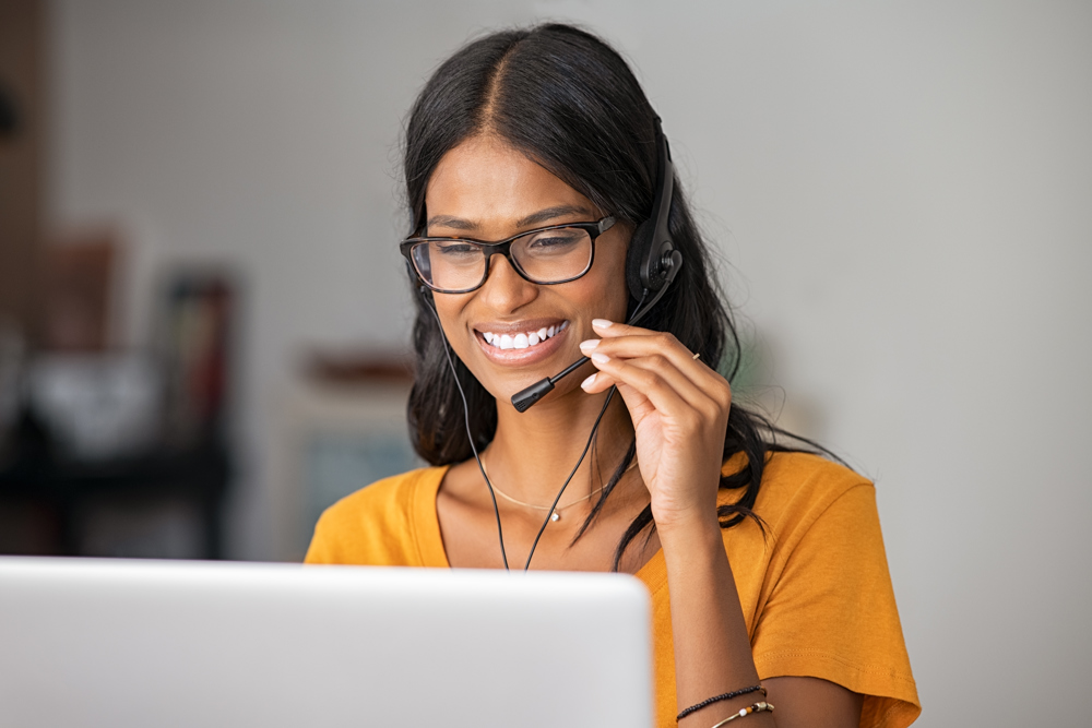 Customer Service Advisor On Phone